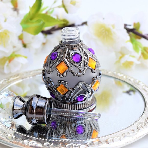 Decorative Gem Perfume/Essential Oil Bottle, Empty, New - Picture 10 of 10